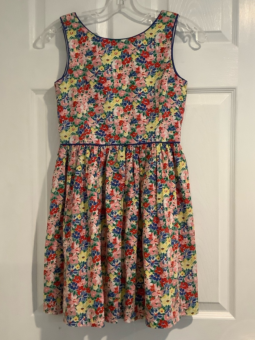 POLO RALPH LAUREN Girl’s 100% Cotton Floral Cottagecore Wedding Guest Dress 12